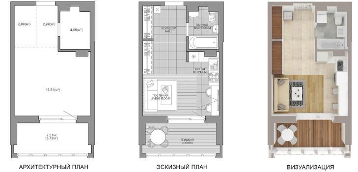 Продажа 1-комнатной квартиры в Минске, ул. Игоря Лученка, д. 28/5, 50753 EUR, код: 1075776 - фото 3