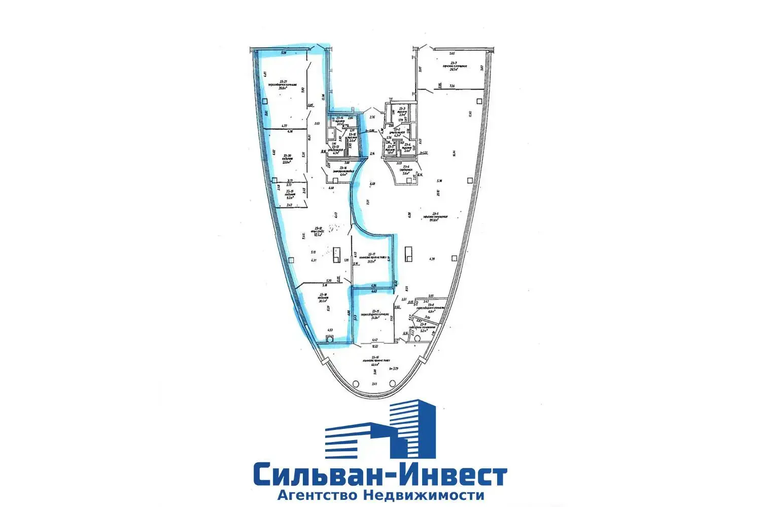 Аренда офиса на пр-т Победителей, д. 104 в Минске, 4343EUR, код 15928 - фото 38