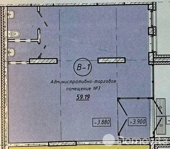 Снять торговое помещение на ул. Михаила Савицкого, д. 20 в Минске, 2072EUR, код 967294 - фото 1