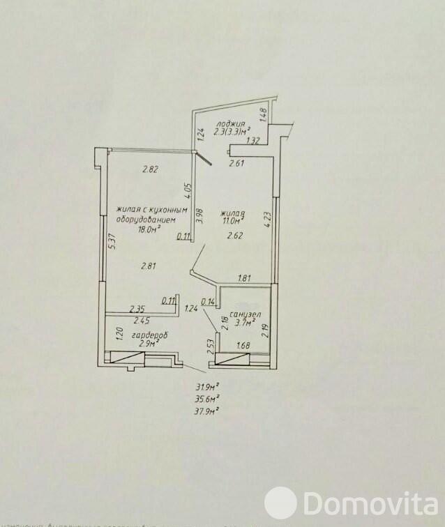 квартира, Минск, ул. Брилевская, д. 37, стоимость продажи 289 060 р.