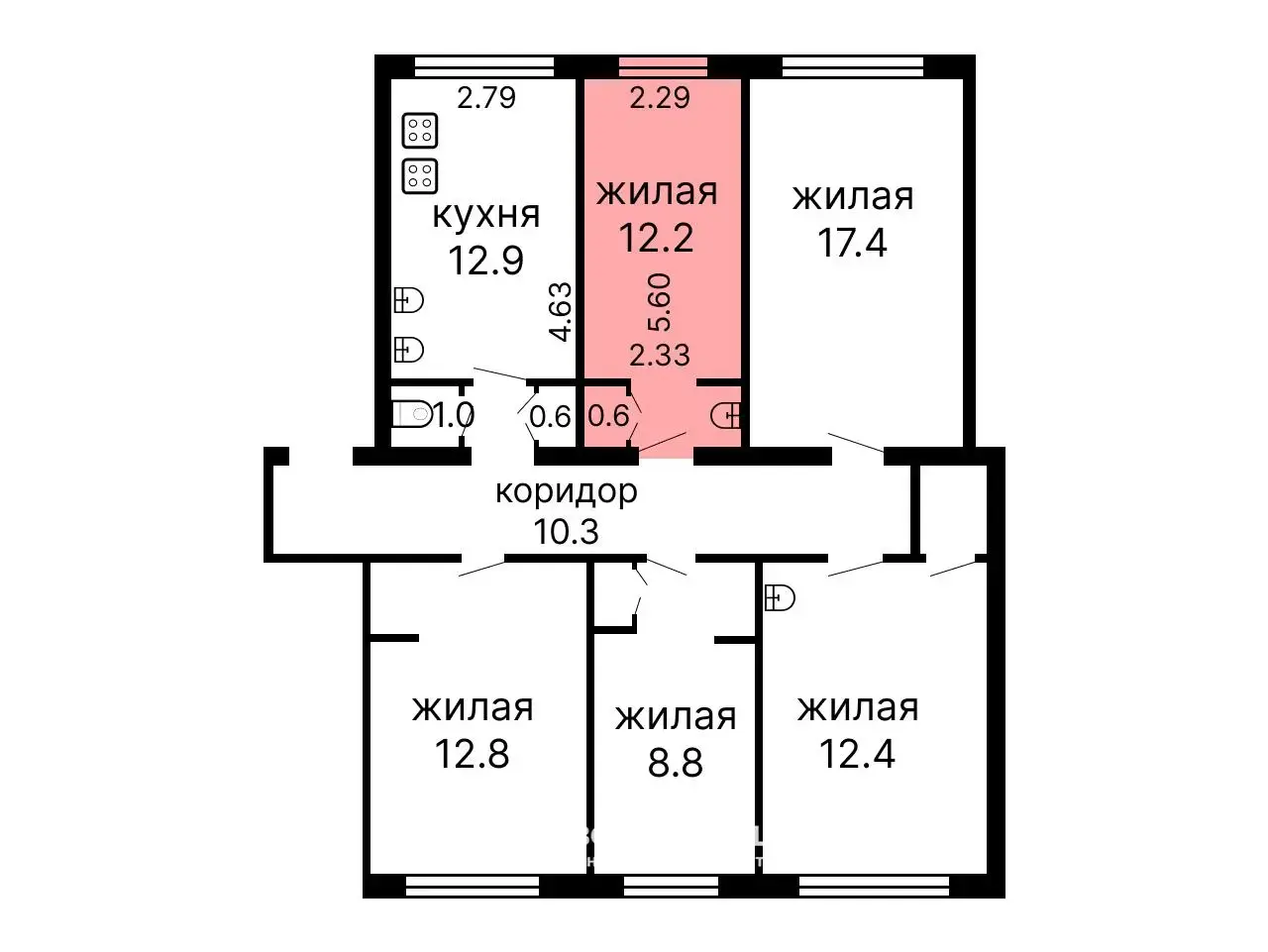 Продажа комнаты в Минске, ул. Пуховичская, д. 5, цена 19000 USD, код 7659 - фото 2