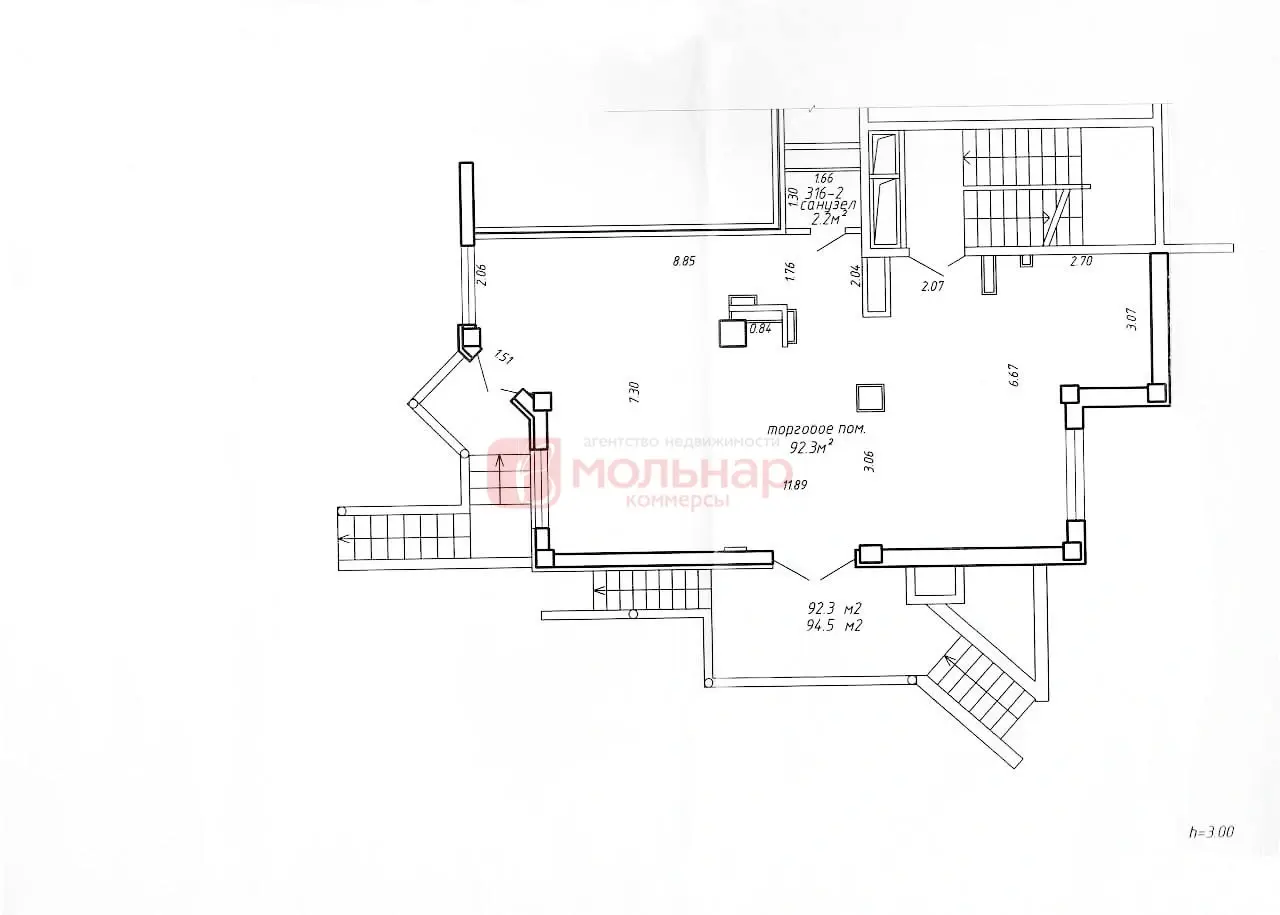 Снять торговое помещение на ул. Неманская, д. 45 в Минске, 945EUR, код 967858 - фото 14