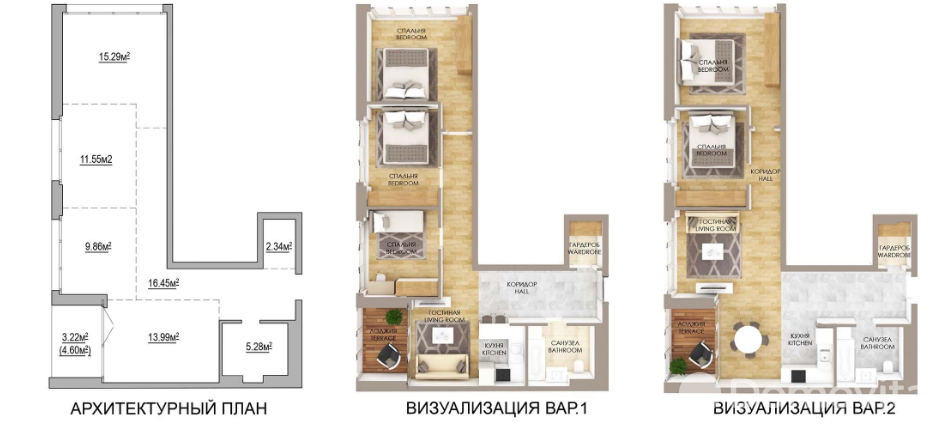 Продажа 3-комнатной квартиры в Минске, ул. Макаенка, д. 12, 119700 USD, код: 990992 - фото 3
