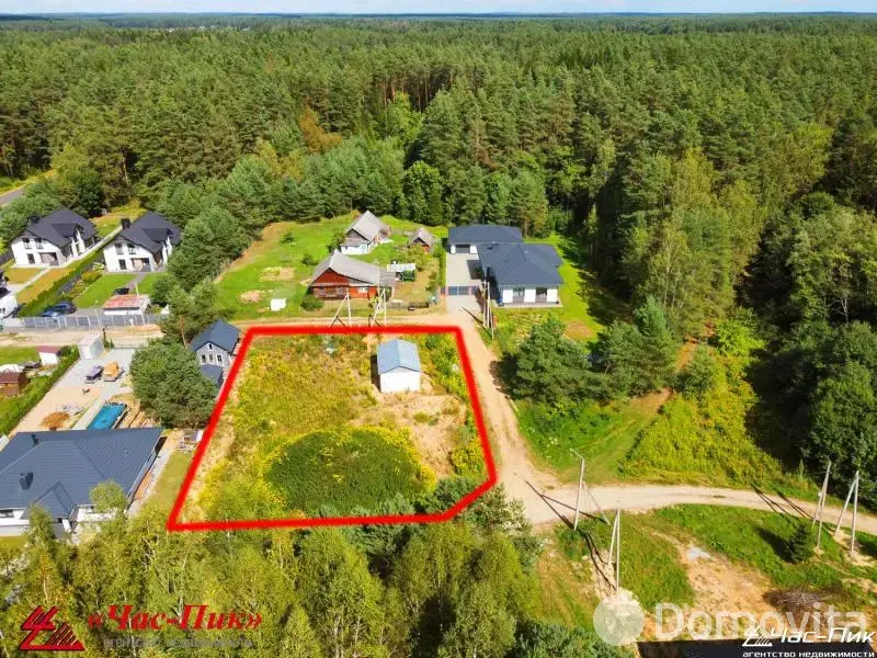 Цена продажи участка, Глебковичи, ул. Зеленая