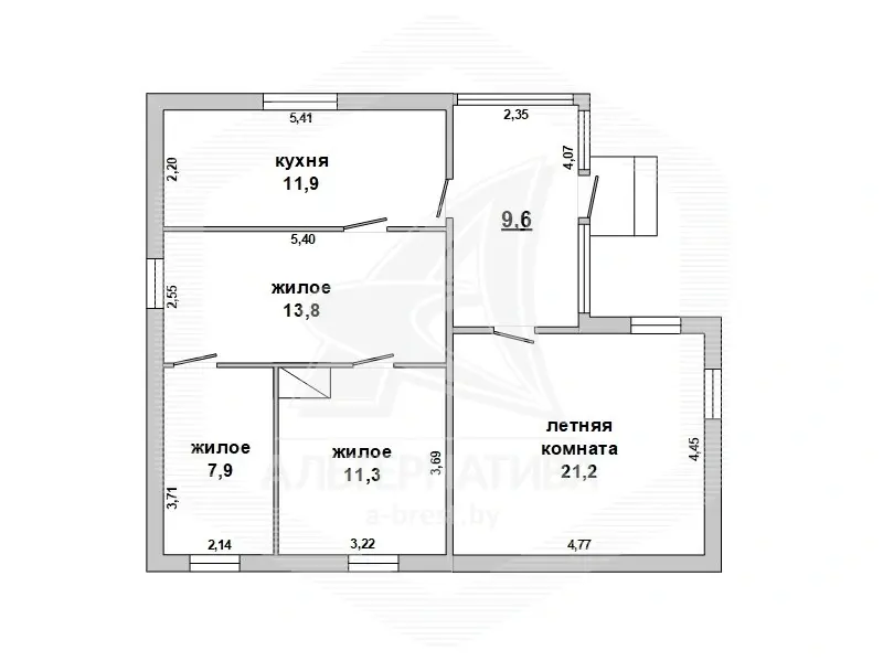 дом, Оберовщина, , стоимость продажи 48 160 р.