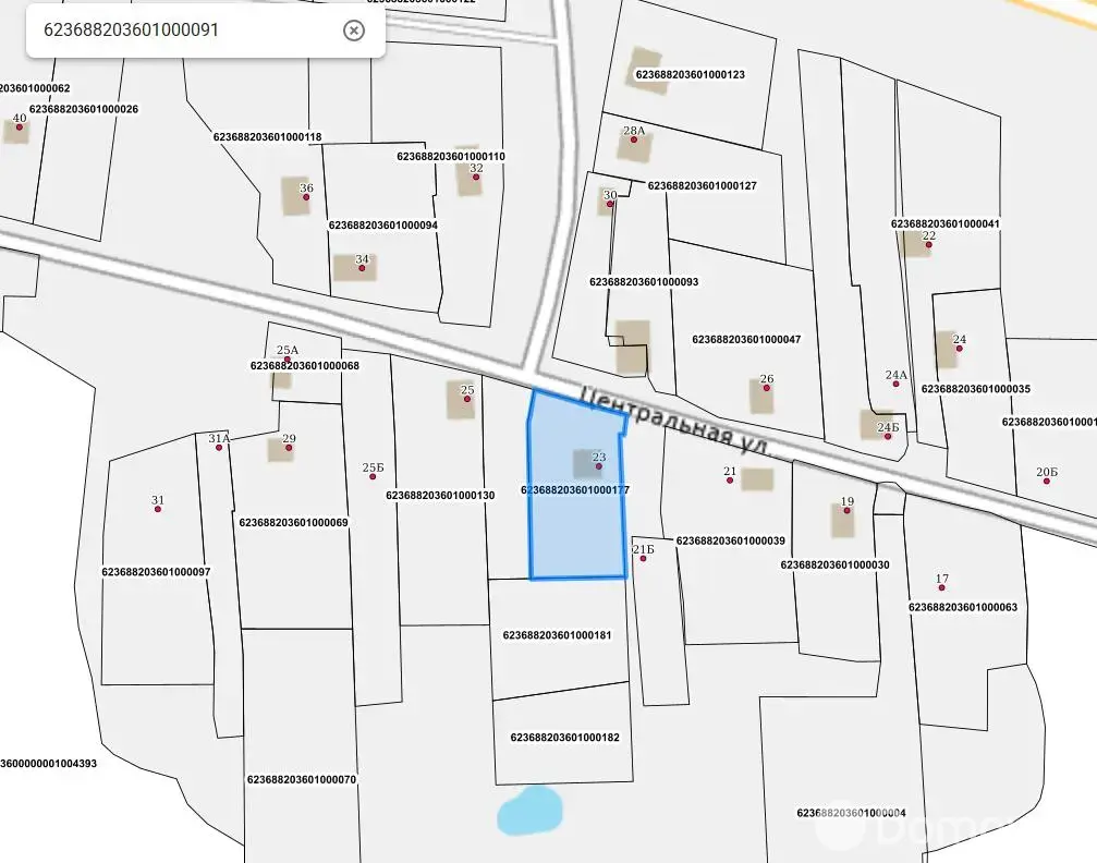 Купить земельный участок, 33.05 соток, Казеково, Минская область, 26500USD, код 571778 - фото 16