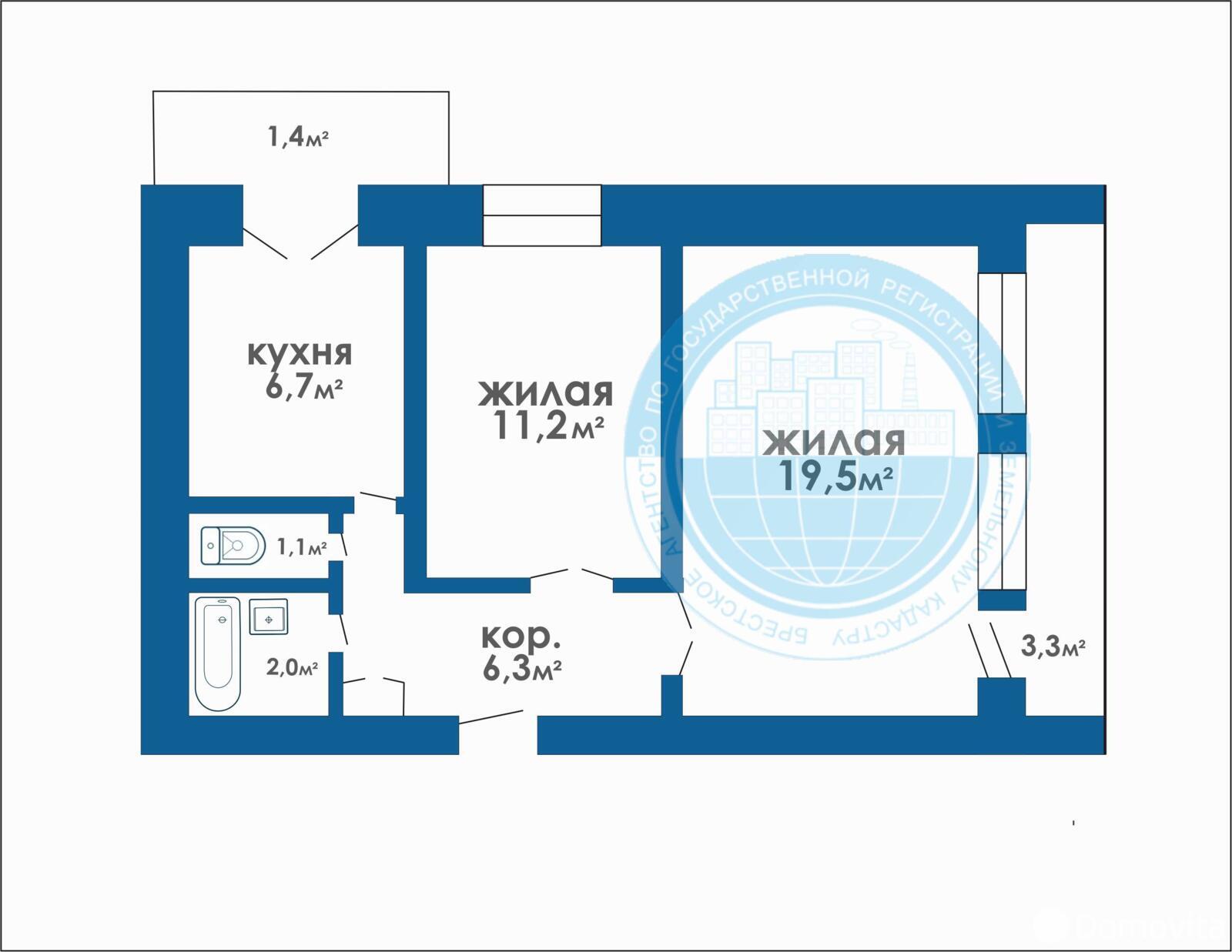 Стоимость продажи квартиры, Барановичи, ул. Советская, д. 142Б