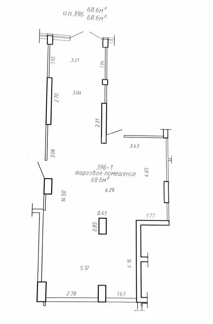 Помещение под сферу услуг в Минске, ул. Петра Мстиславца, д. 8, код 3915 - фото 2