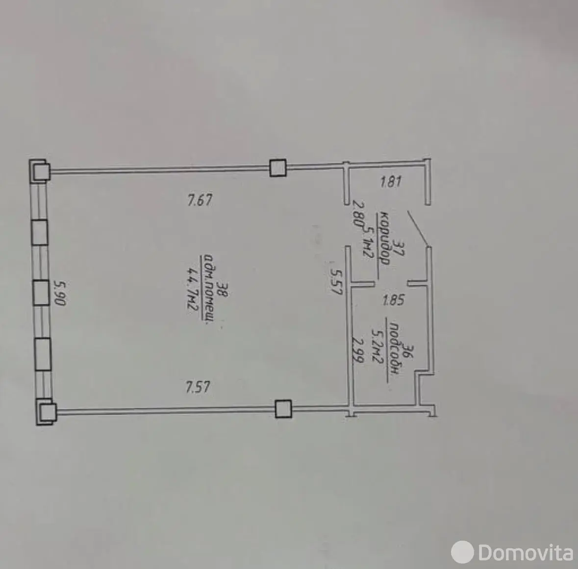 Снять офис на ул. Монтажников, д. 9 в Минске, 385USD, код 16198 - фото 13