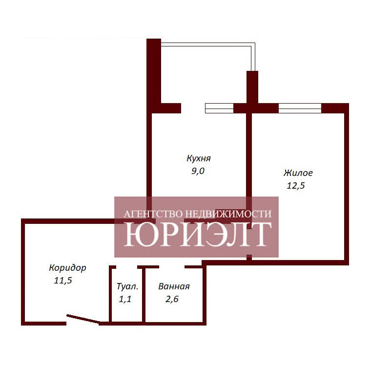Продажа 1-комнатной квартиры в Бресте, ул. Рябиновая, д. 1, 33000 USD, код: 961269 - фото 1