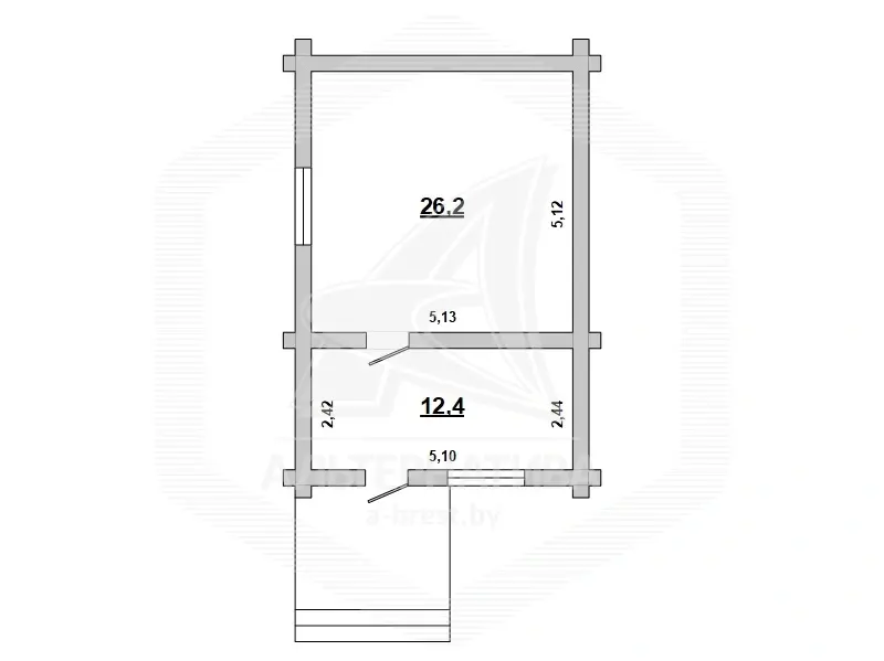 Продажа 1-этажной дачи в Алеся-50 Брестская область, 31500USD, код 181350 - фото 30