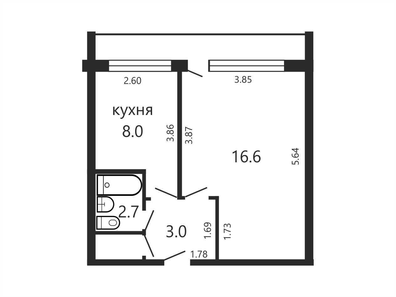 квартира, Минск, ул. Гамарника, д. 15