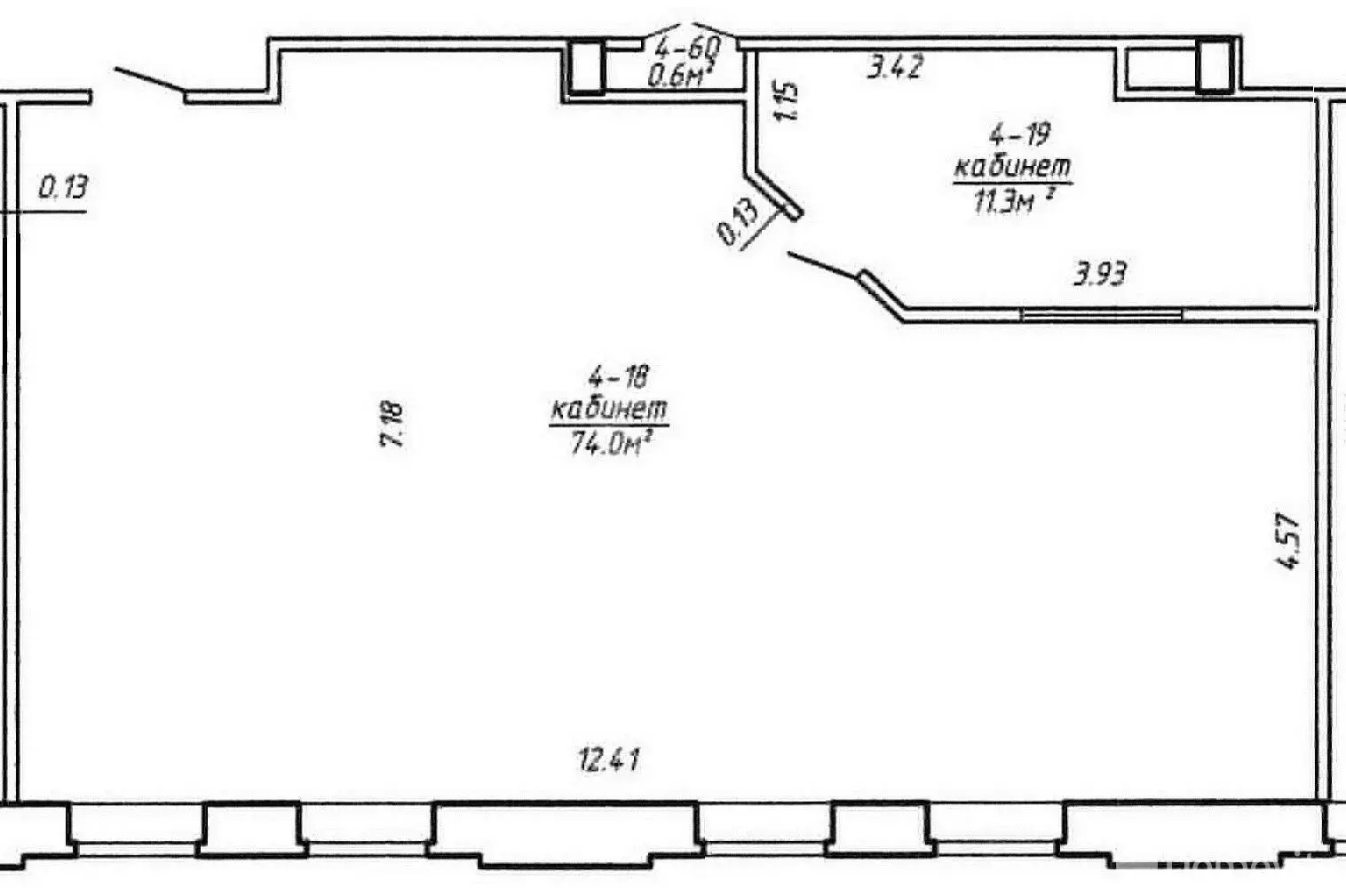 объект сферы услуг, Минск, ул. Фабрициуса, д. 8/Б, стоимость аренды 3 327 р./мес.
