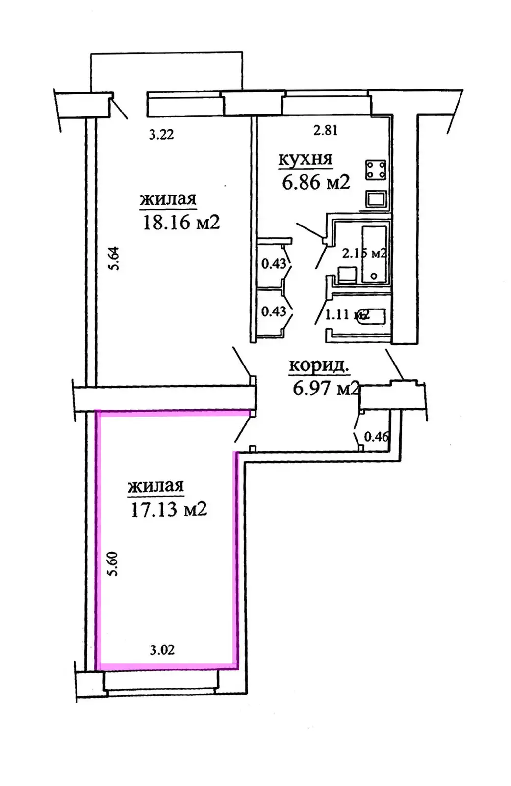 Продажа комнаты в Минске, ул. Ташкентская, д. 26/4, цена 99900 BYN, код 7775 - фото 3