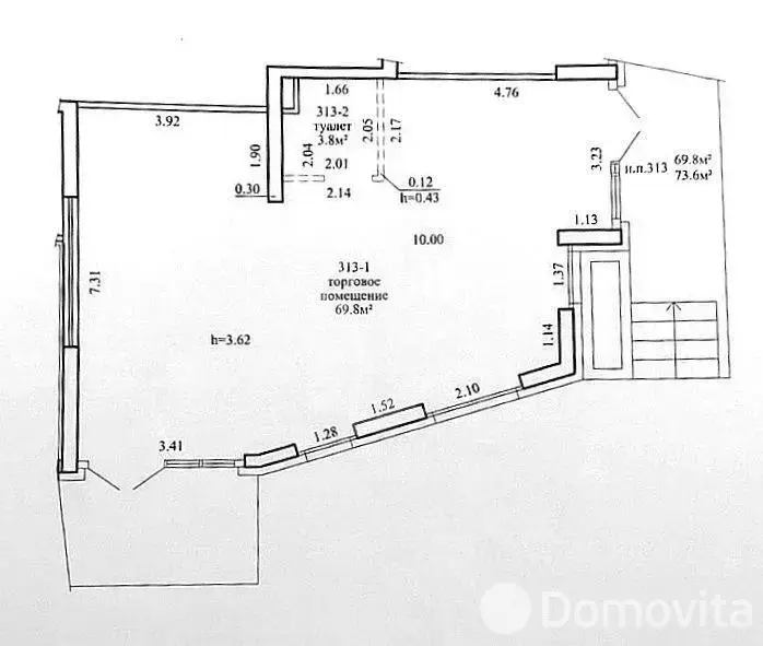 Аренда торгового помещения на ул. Леонида Щемелёва, д. 18 в Минске, 1251USD, код 968175 - фото 2