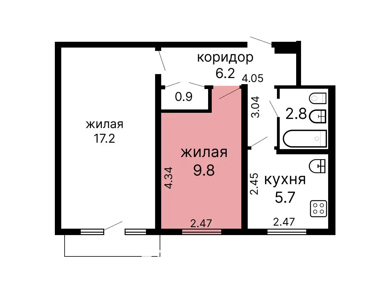 комната, Минск, ул. Народная, д. 8 в Заводском районе