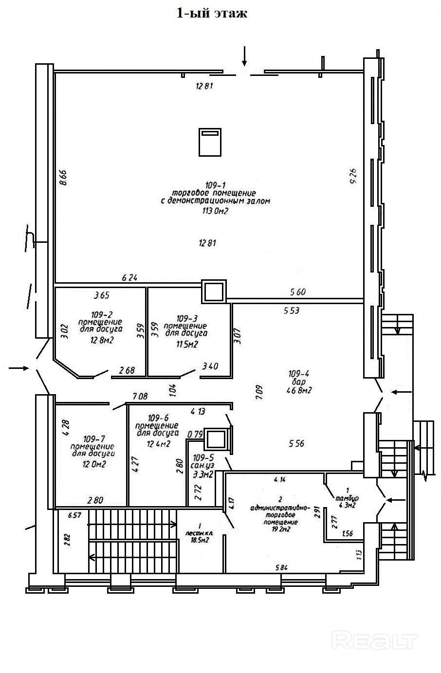 Купить торговую точку на ул. Кульман, д. 3 в Минске, 1122430USD, код 996632 - фото 2