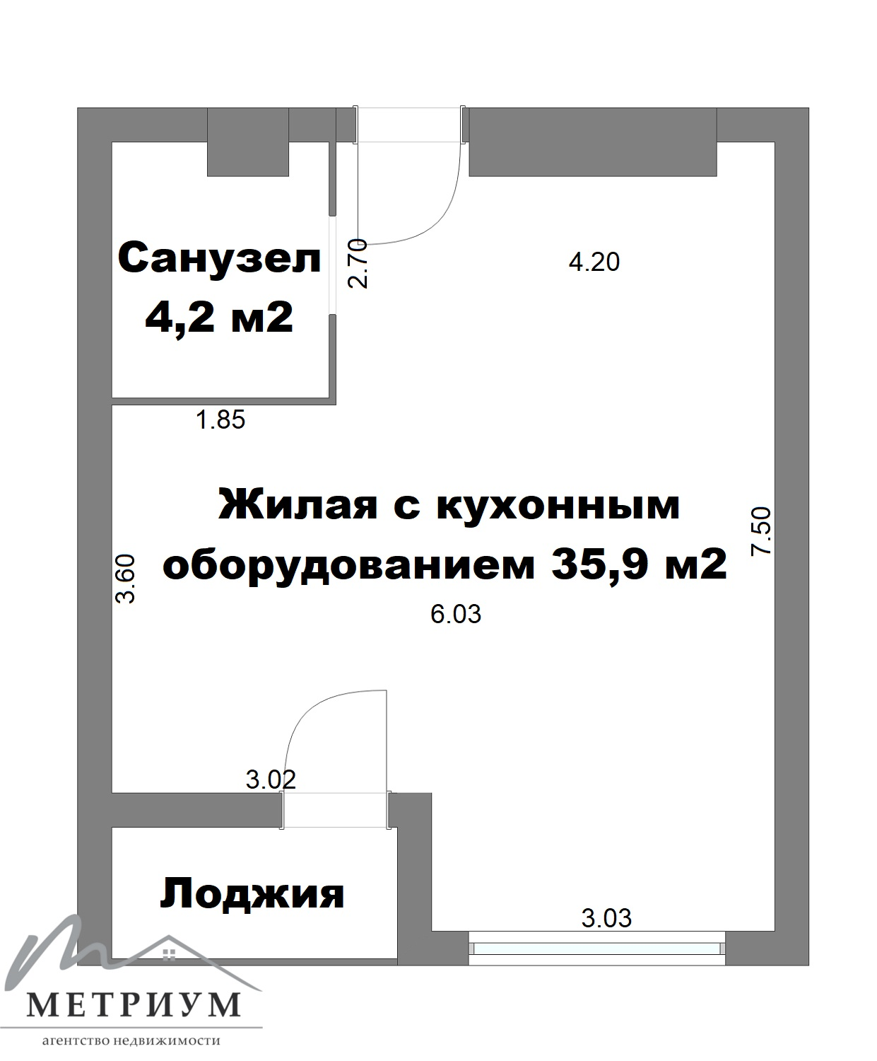 Продажа 1-комнатной квартиры в Минске, ул. Аэродромная, д. 26а, 90000 USD, код: 1103443 - фото 1