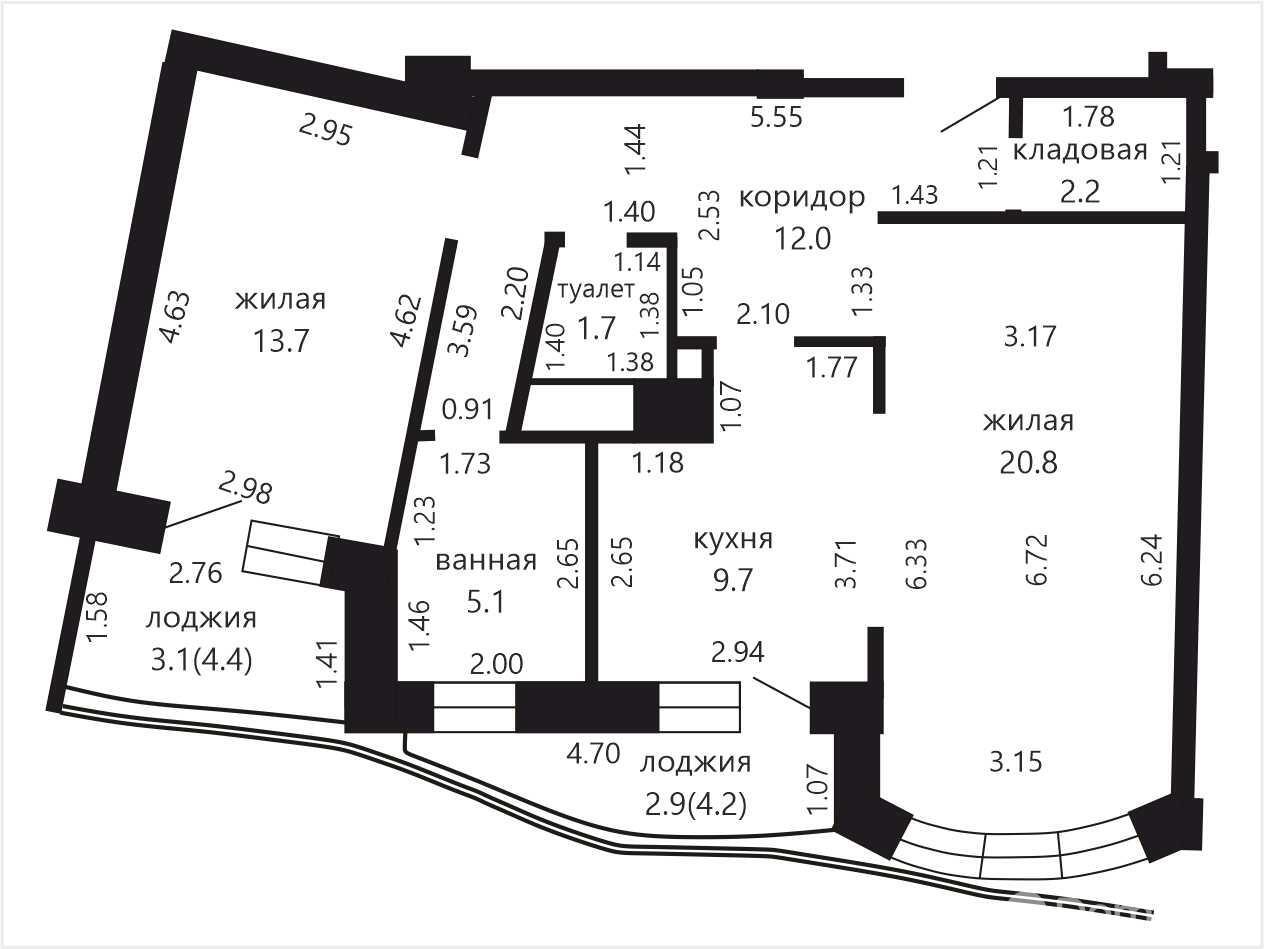 Стоимость продажи квартиры, Минск, пр-т Дзержинского, д. 131