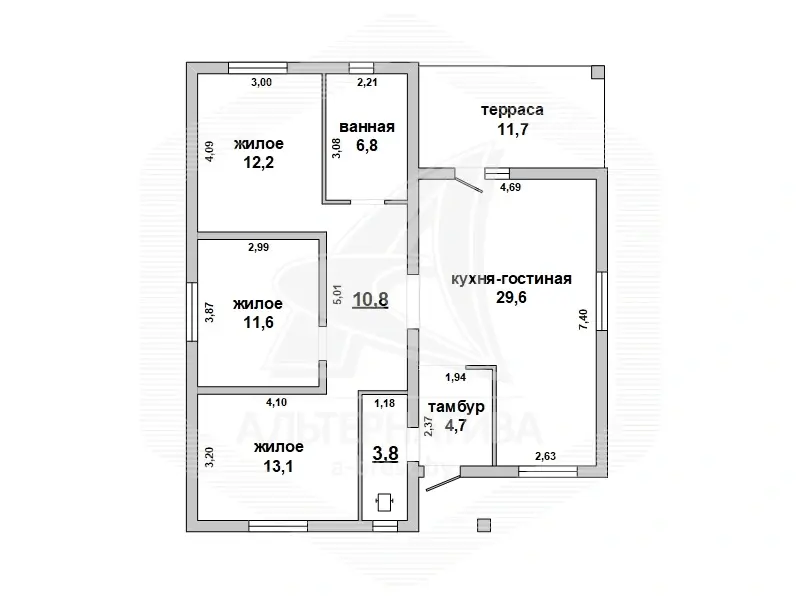 Продажа 1-этажной дачи в Приозерное Брестская область, 71000USD, код 183501 - фото 37