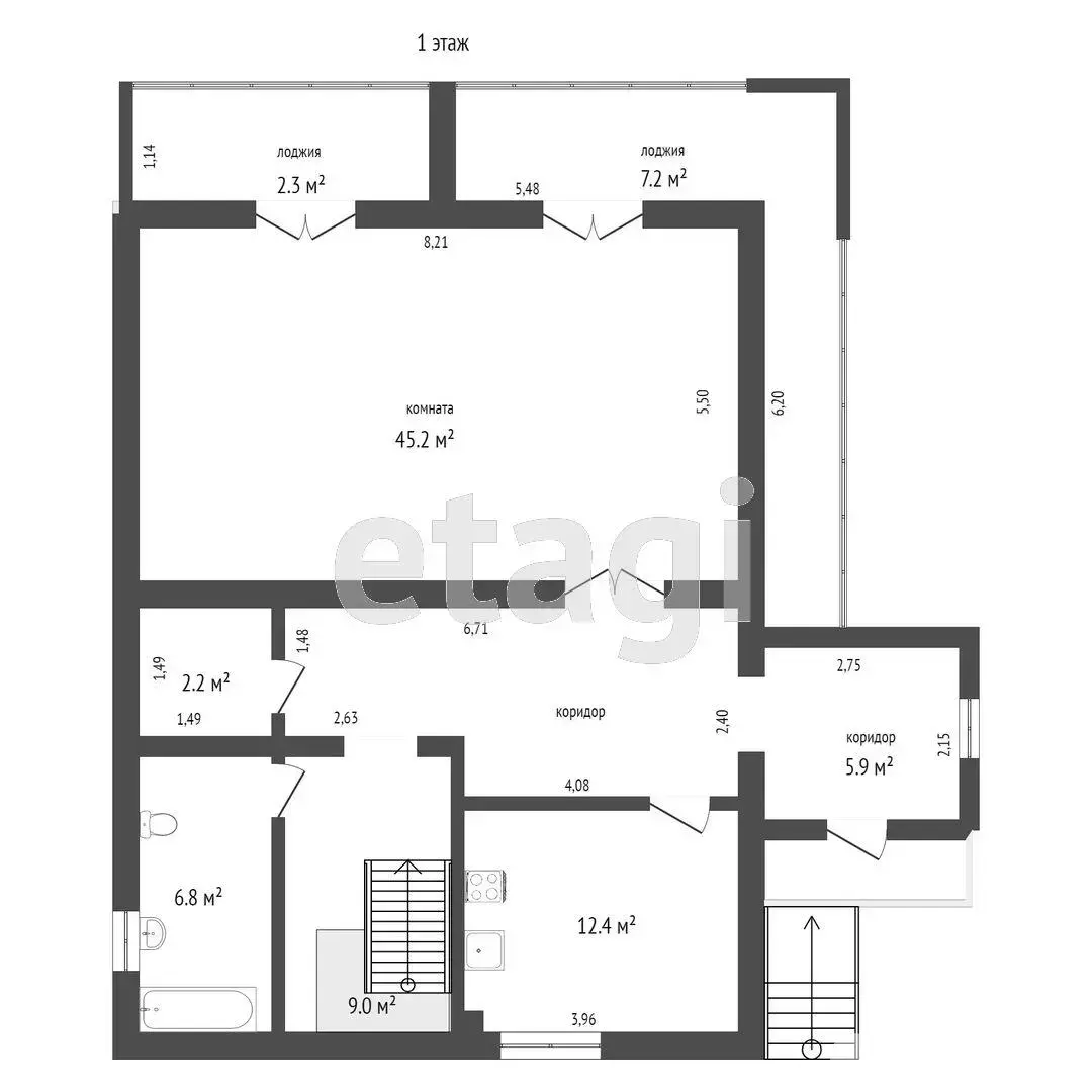 коттедж, Новинка, ул. Центральная, д. 8/в 
