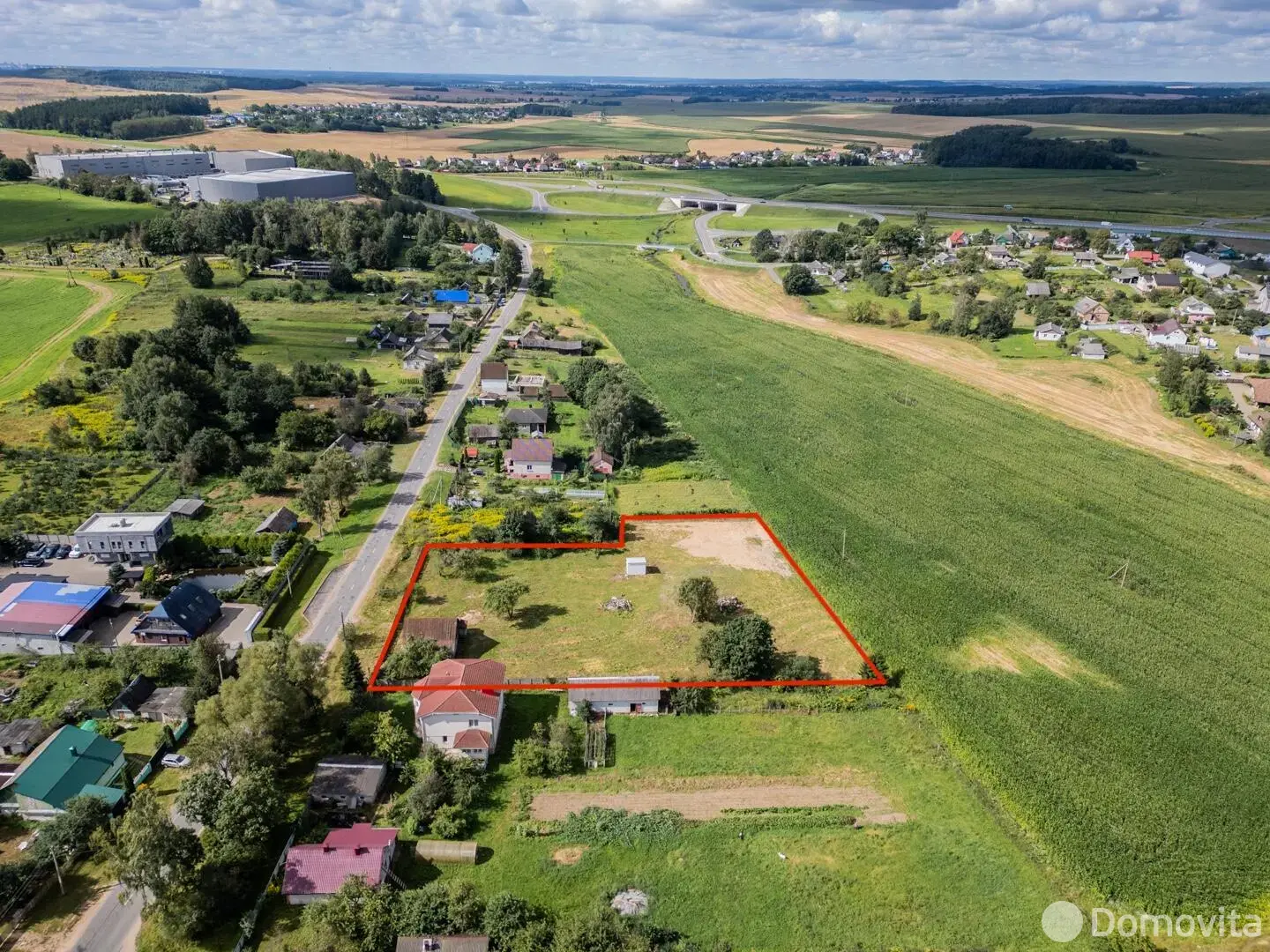 участок, Паперня, ул. Полевая, д. 9 