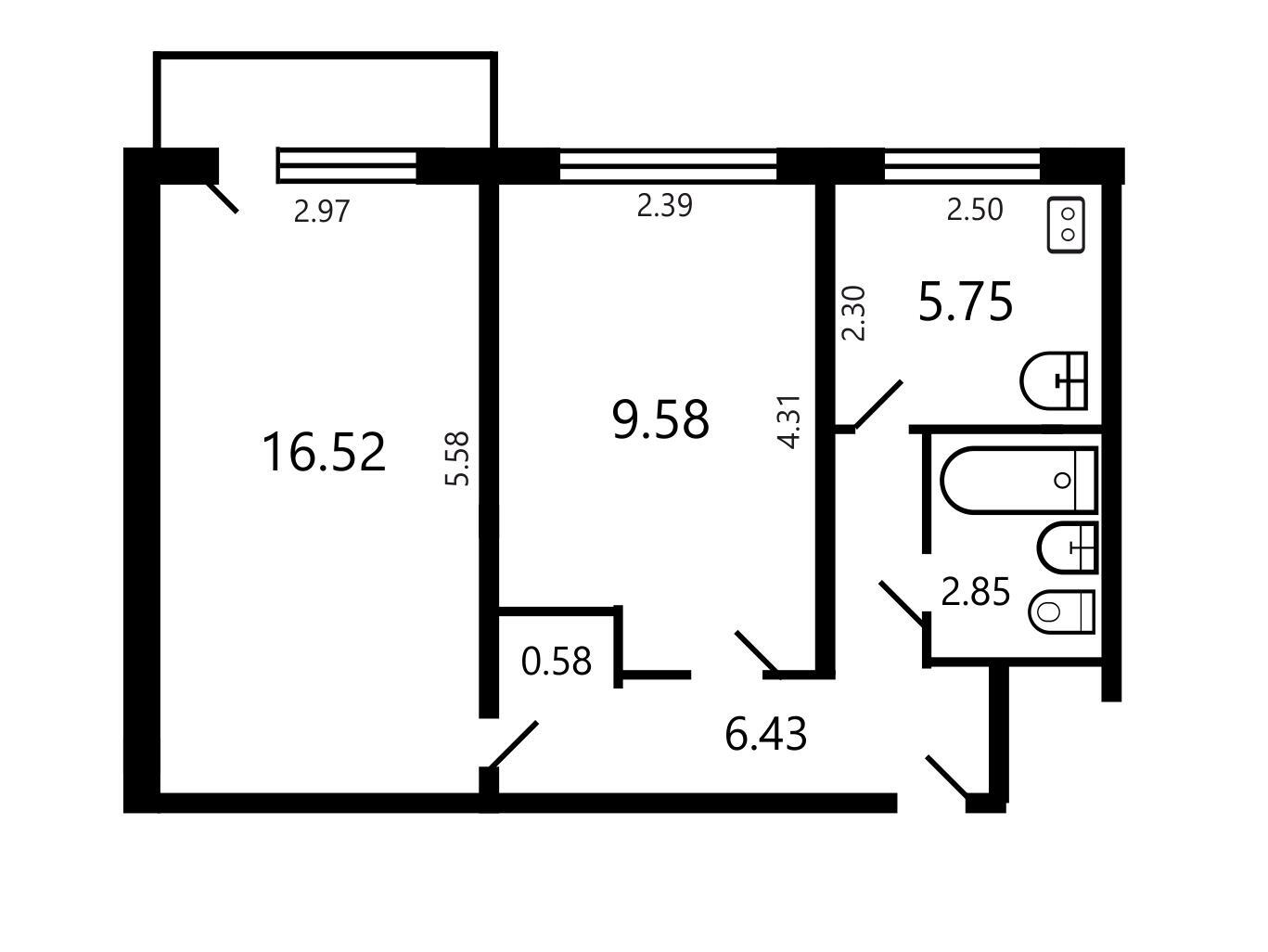 Продажа 2-комнатной квартиры в Минске, ул. Филатова, д. 10/А, 62500 USD, код: 1046662 - фото 2