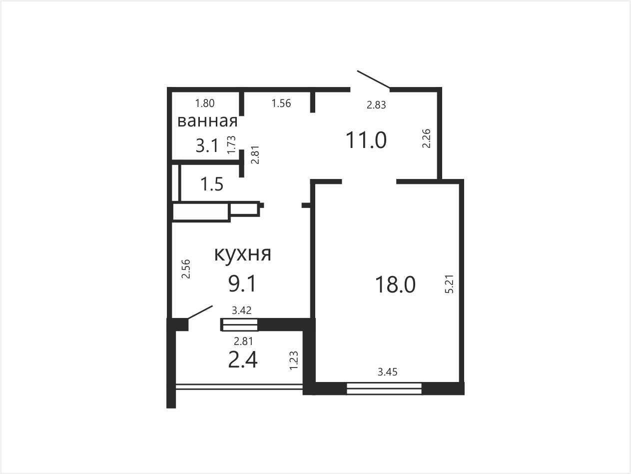 Цена продажи квартиры, Минск, ул. Сергея Есенина, д. 64