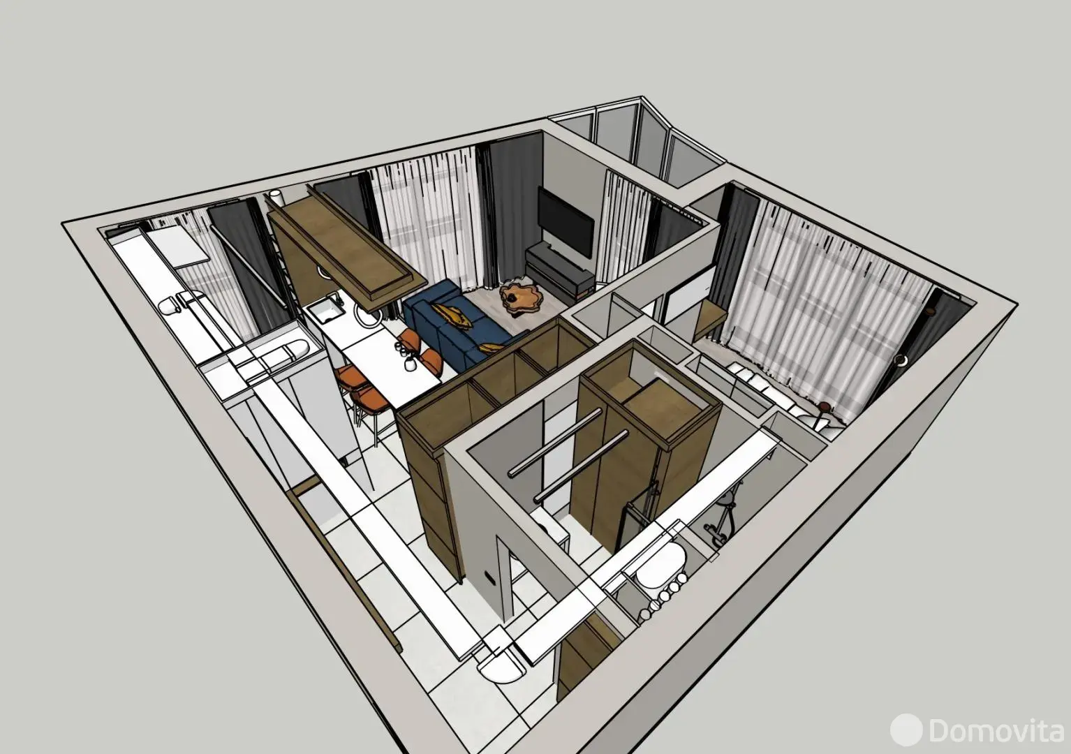 Снять 2-комнатную квартиру в Минске, ул. Брилевская, д. 27, 750USD, код 148660 - фото 22