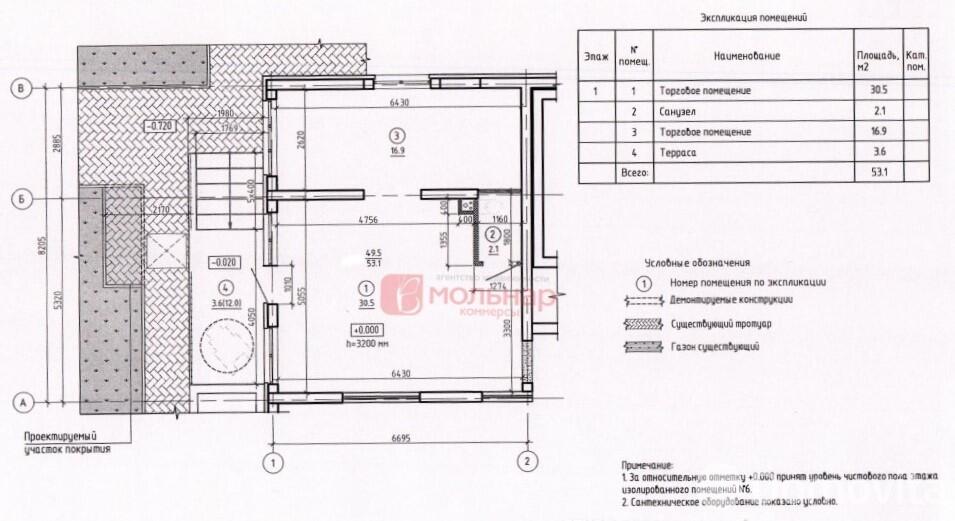Аренда торгового помещения на ул. Игоря Лученка, д. 23 в Минске, 637EUR, код 966182 - фото 8