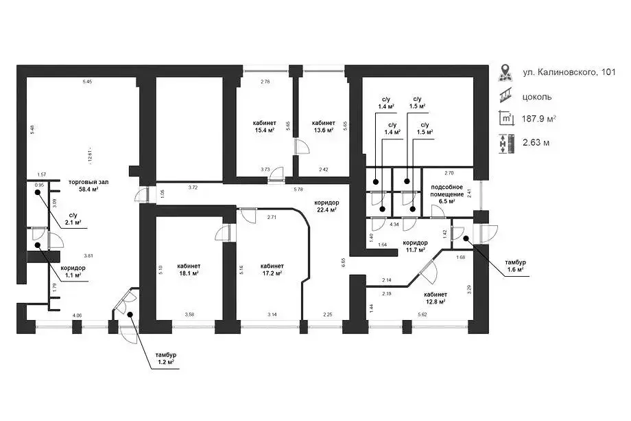 Купить офис на ул. Калиновского, д. 101 в Минске, 178505USD, код 8926 - фото 20