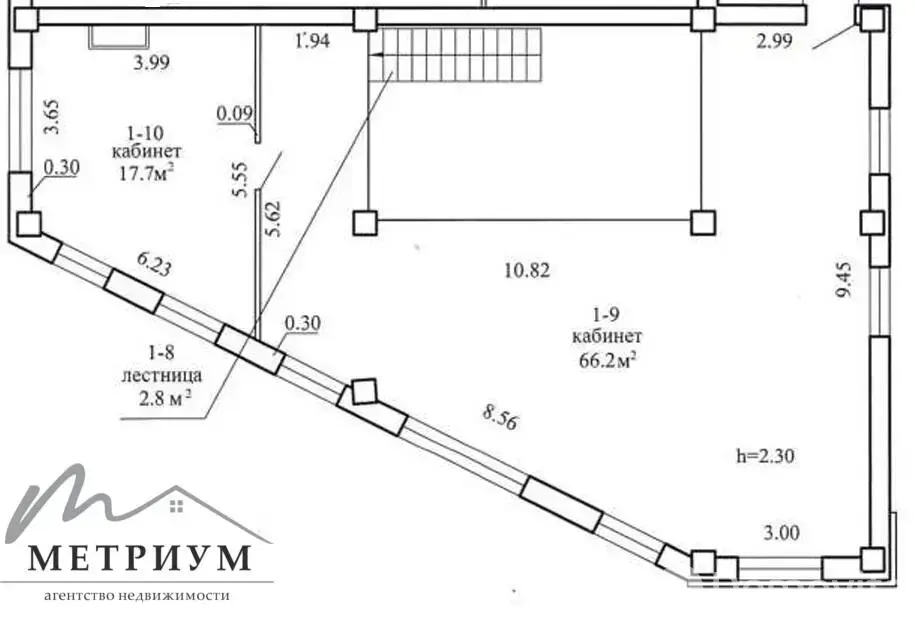 Снять офис на ул. Заславская, д. 13 в Ратомке, 1260USD, код 15014 - фото 12