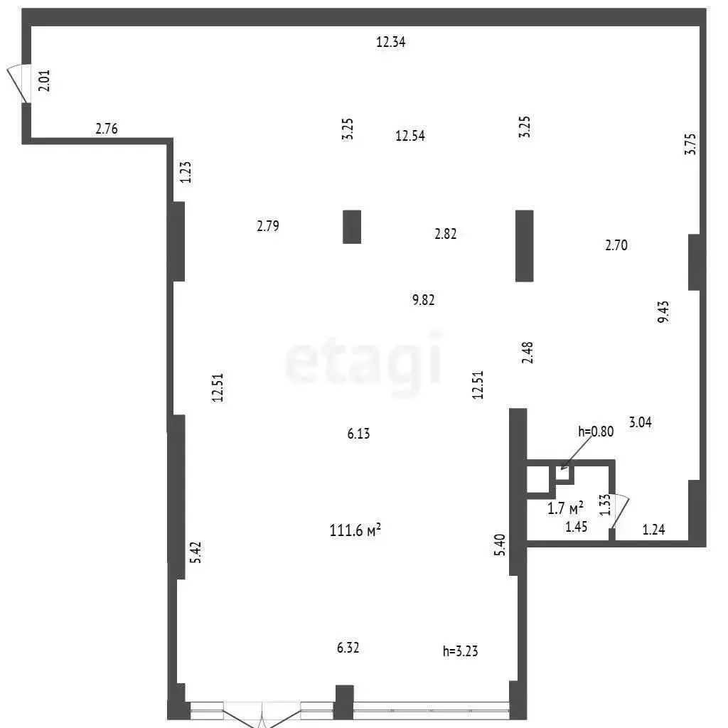 Снять торговое помещение на ул. Кирилла Туровского, д. 4 в Минске, 7365BYN, код 967229 - фото 2