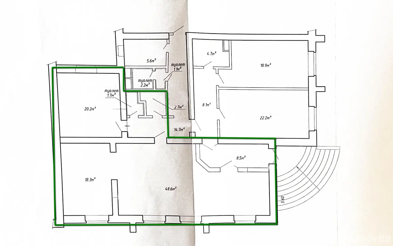 Аренда торгового помещения на пр-т Партизанский, д. 45 в Минске, 1050EUR, код 968214 - фото 2