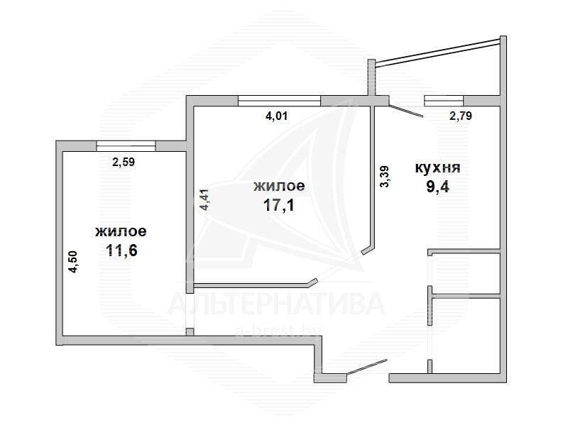 Стоимость продажи квартиры, Брест, ул. Московская