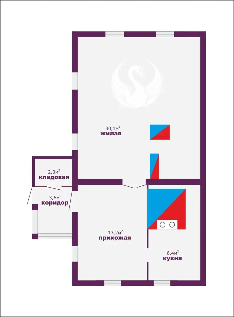 дом, Кимия, ул. Александра Окунева, д. 36 