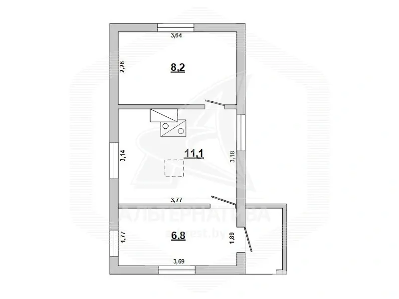 Купить 1-этажную дачу в Южное Брестская область, 22300USD, код 184188 - фото 11