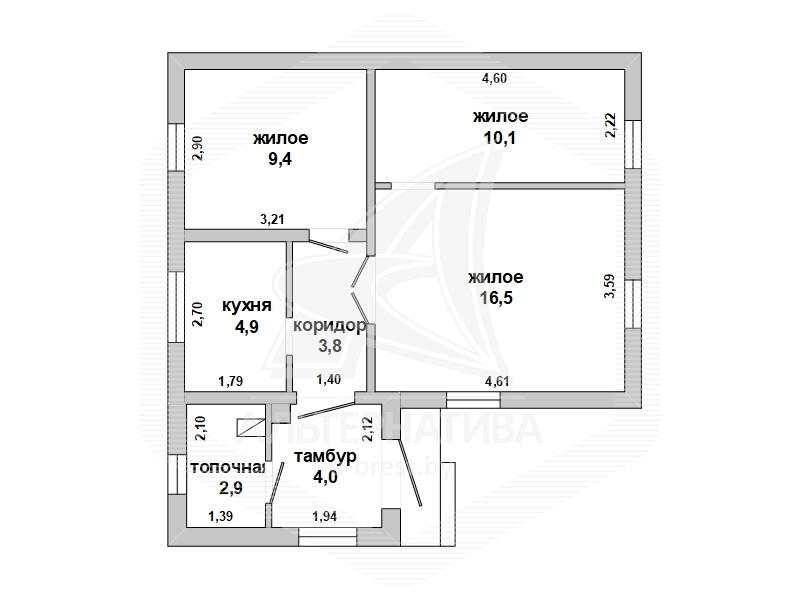 Продажа 1-этажного дома в Бресте, Брестская область , 55000USD, код 641618 - фото 1