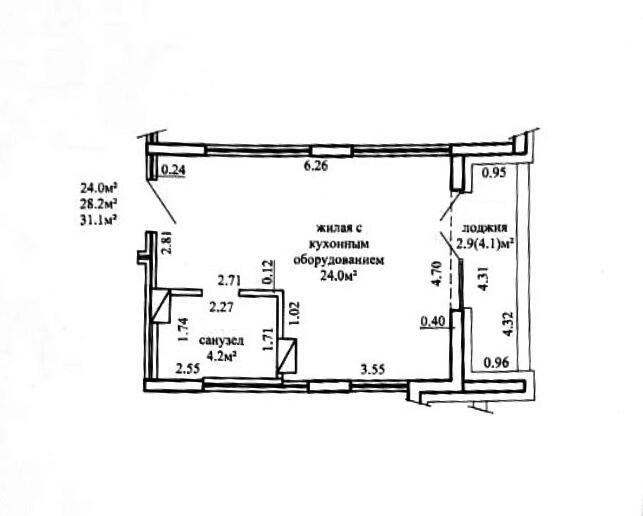 Продажа 1-комнатной квартиры в Минске, ул. Братская, д. 9, 56500 USD, код: 1022208 - фото 2