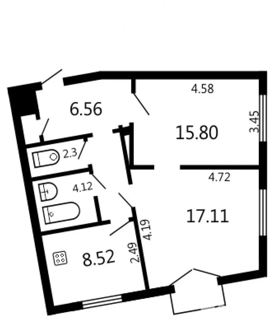 Снять 2-комнатную квартиру в Минске, пр-т Независимости, д. 29, 3600BYN, код 148191 - фото 26