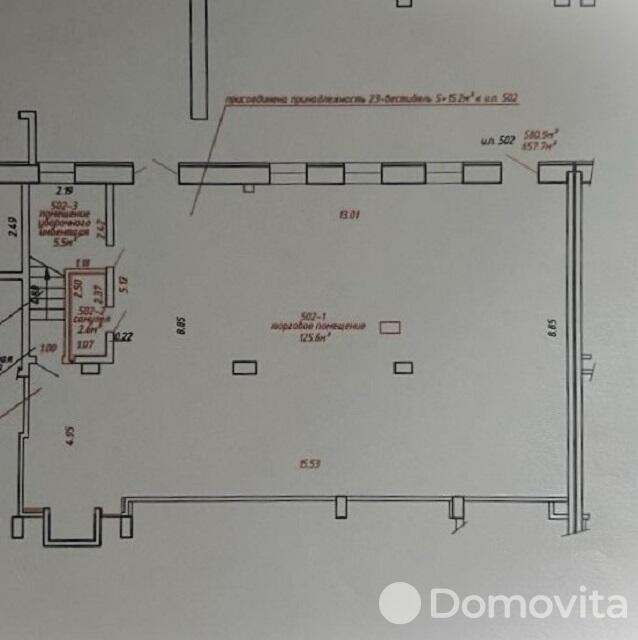 Аренда торгового помещения на пр-т Победителей, д. 119 в Минске, 2610EUR, код 965278 - фото 2