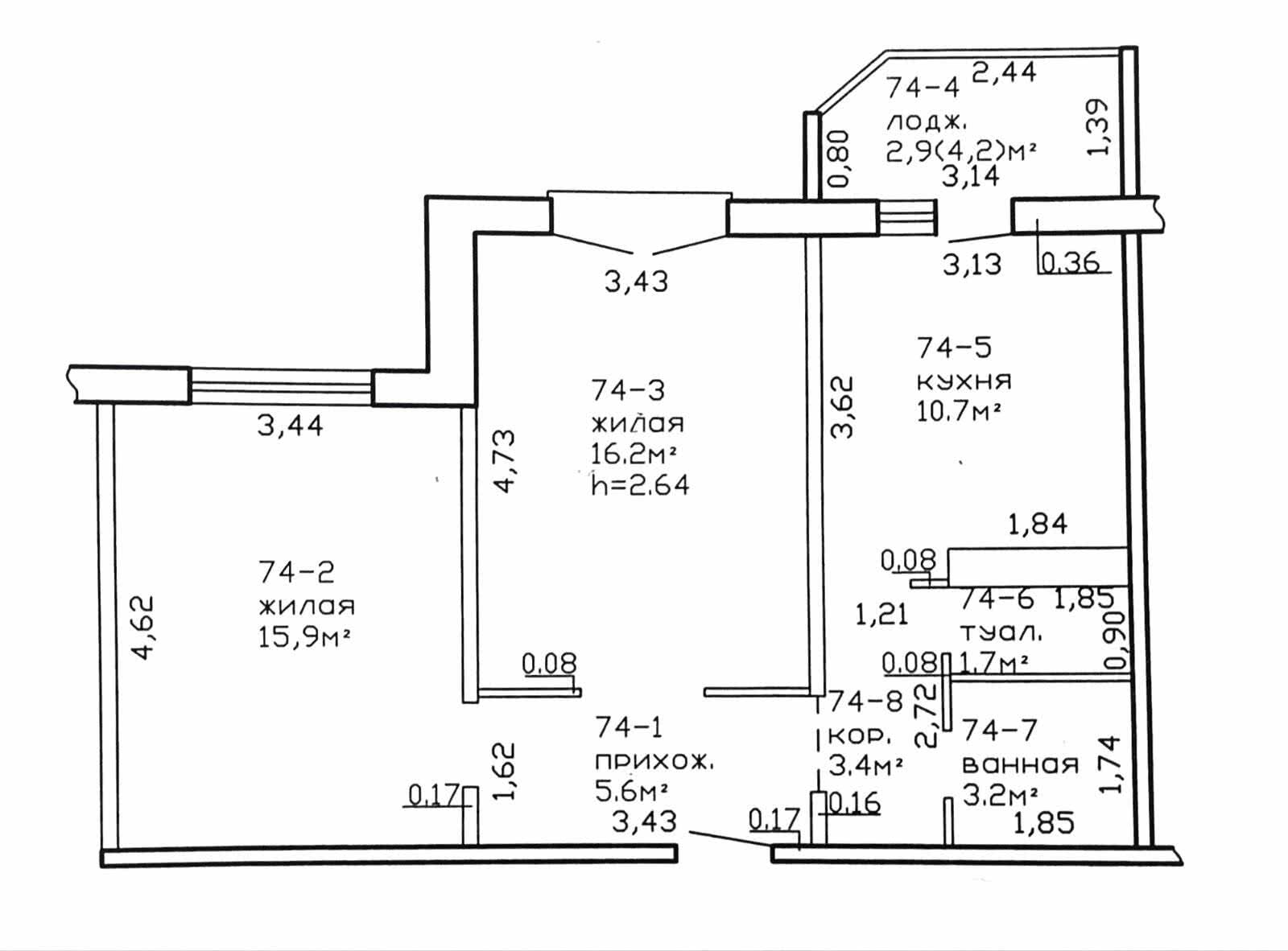 Продажа 2-комнатной квартиры в Гомеле, ул. Белицкая, д. 23, 55000 USD, код: 1021457 - фото 6