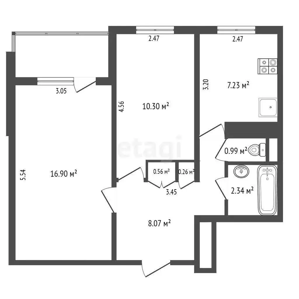 Купить комнату в Минске, пр-т Рокоссовского, д. 132, цена 50000 USD, код 7242 - фото 25