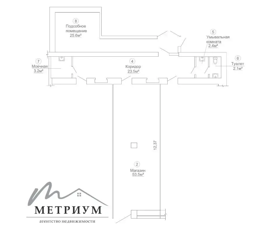 торговый объект, Минск, ул. Притыцкого, д. 8