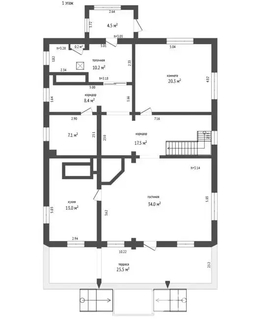 Стоимость продажи коттеджа, Придатки, ул. Крошинская