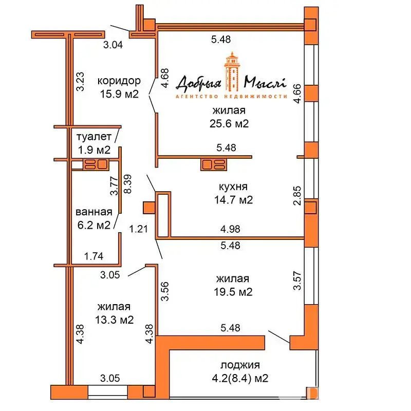 Снять 3-комнатную квартиру в Минске, пр-т Независимости, д. 168/1, 765USD, код 147712 - фото 17