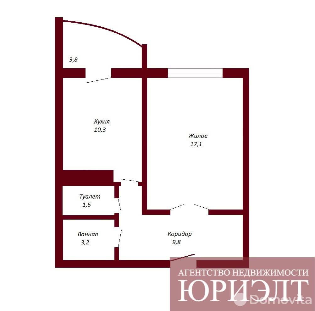 Стоимость продажи квартиры, Брест, ул. Суворова, д. 1