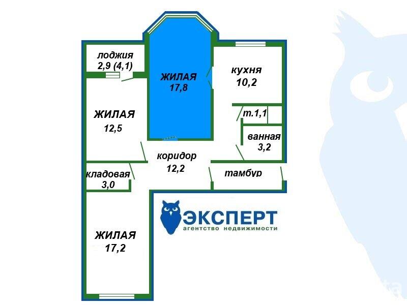 Продажа комнаты в Минске, ул. Кунцевщина, д. 37, цена 23000 USD, код 5318 - фото 1