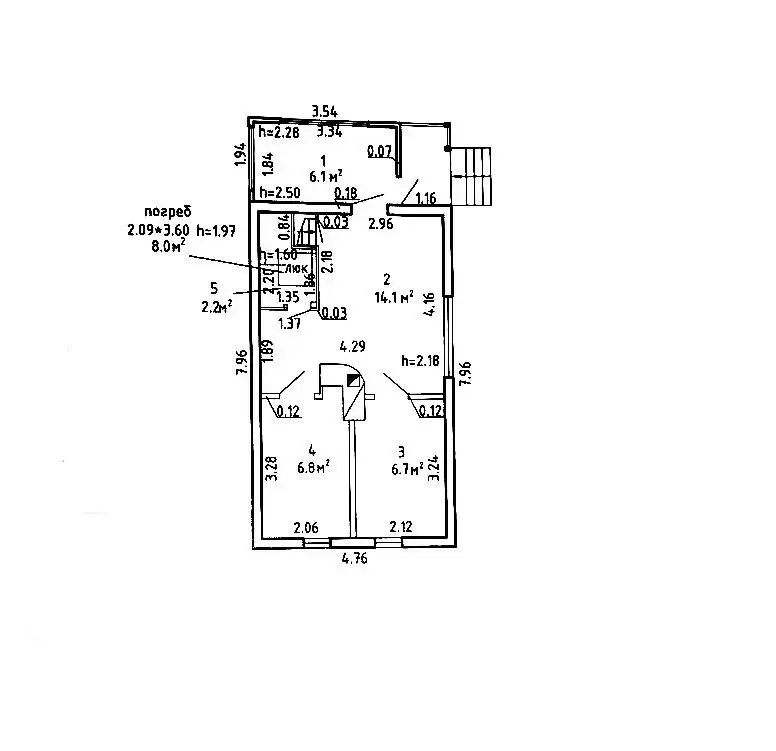 Продажа 1-этажной дачи в Лукоморье Минская область, 30900BYN, код 186039 - фото 13