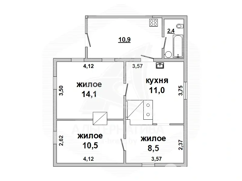коттедж, Береза, 